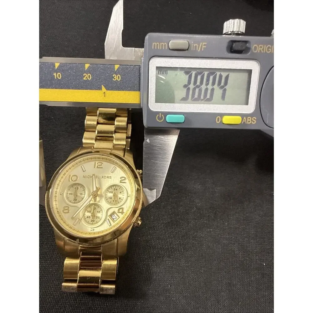 MICHAEL KORS RUNWAY MK-5055 WOMENS NEW BATTERY 5.75-6” BAND 38mm CASE (B30)